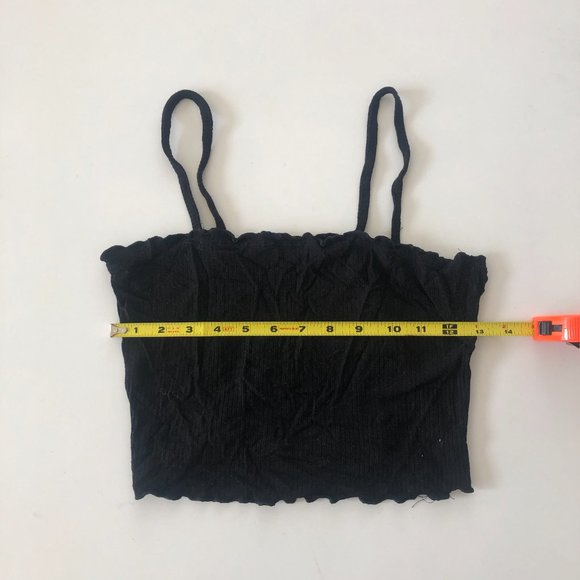 90's lettuce hem crop top - Picture 3 of 4